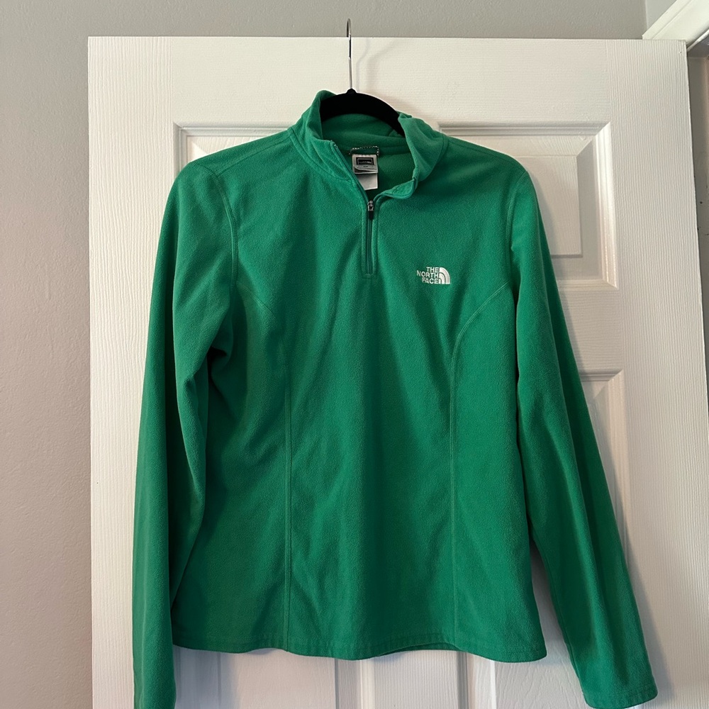 The North Face Green Fleece Pullover Medium